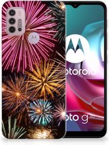 Smartphonehoesje Motorola Moto G30 | G10 Smartphone hoesje Vuurwerk