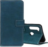 Voor Xiaomi Redmi Note 8T Krokodiltextuur Horizontale flip lederen tas met houder & kaartsleuven & portemonnee (groen)