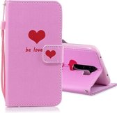 Voor Xiaomi Redmi Note 8 Pro Horizontale lederen flip case met houder & kaartsleuven & portemonnee (een rood hart)