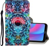 Voor Xiaomi Redmi 8A 3D Gekleurde Tekening Horizontale Flip PU Lederen Case met Houder & Kaartsleuven & Portemonnee (Mandala)