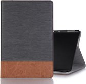 Cross Texture Horizontale Flip PU Leather Case voor Huawei MediaPad M5 Lite 10.1 inch, met houder & kaartsleuven & portemonnee (grijs)