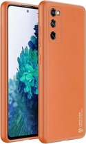 Voor Samsung Galaxy S20 FE DUX DUCIS YOLO-serie PU + PC + TPU beschermhoes (oranje)