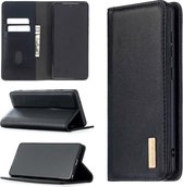 Voor Samsung Galaxy Note20 2 in 1 afneembare magnetische horizontale flip lederen tas met houder & kaartsleuven & portemonnee (zwart)