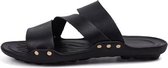 Lichtgewicht antislip draagbare casual pantoffels voor heren (kleur: zwart, maat: 39)