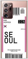 Voor Samsung Galaxy Note 20 Ultra Instapkaart Serie TPU Telefoon Beschermhoes (Vlag Seoul)
