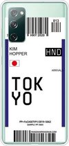 Voor Samsung Galaxy S20 FE Boarding Pass Series TPU telefoon beschermhoes (vlag Tokyo)