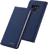 Voor Galaxy Note9 LC.IMEEKE LC-002-serie Huid Handgevoel PU + TPU Horizontale flip lederen tas met houder & kaartsleuf & portemonnee (blauw)