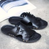Trendy Fashion Wild lichtgewicht pantoffels voor heren (kleur: zwart maat: 43)