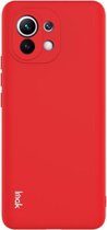 Voor Geschikt voor Xiaomi Mi 11 5G IMAK UC-2-serie schokbestendige volledige dekking Soft TPU-hoes (rood)