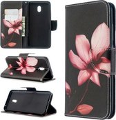 Voor Xiaomi Redmi 8A Gekleurde tekening patroon Horizontale flip lederen tas met houder & kaartsleuven & portemonnee (Lotus)
