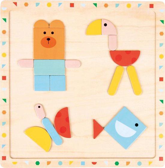 Afbeelding van het spel Lelin Toys - Magnetisch Puzzel Bord
