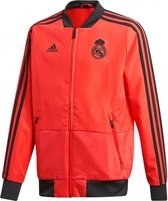 Adidas Real Madrid Jacket Neon Orange - Maat S - kinderen