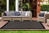 Sunset - Vloerkleed - Outdoor - Buitengebruik - Sisal look - Flatwave - Vloer - kleed - Tapijt - Karpet - 120x170 - Taupe - Grijs/bruin