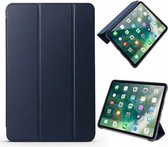 ENKAY Lambskin Texture + TPU Bottom Case Horizontale Flip Leather Case voor iPad Pro 11 inch (2018), met drievoudige houder en slaap- / wekfunctie (blauw)