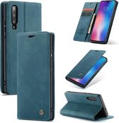 CaseMe-013 Multifunctionele Retro Frosted Horizontale Flip Leren Case met Kaartsleuf & Houder & Portemonnee Voor Geschikt voor Xiaomi Mi 9 (Blauw)