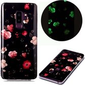 Voor Samsung Galaxy S9 Lichtgevende TPU zachte beschermhoes (Rose)