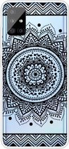 Voor Samsung Galaxy A31 gekleurd tekeningpatroon zeer transparant TPU beschermhoes (mandala)