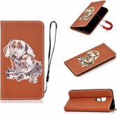 Voor Huawei Mate 20 3D Schilderen Horizontale Flip Leren Case met Houder & Kaartsleuf & Lanyard (Hond)