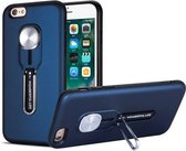 Schokbestendige TPU + pc-beschermhoes met houder voor iPhone 6 & 6s (blauw)