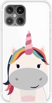 Voor iPhone 12 Pro Max Pattern TPU-beschermhoes, kleine hoeveelheid aanbevolen voor lancering (Fat Unicorn)