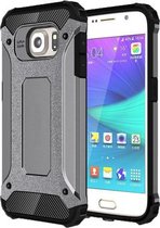 Voor Galaxy S6 / G920 Tough Armor TPU + pc combinatiebehuizing (grijs)