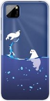 Voor Huawei Y5p (2020) Gekleurd tekeningpatroon Zeer transparant TPU beschermhoes (zegel)