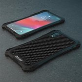 Voor iPhone XR R-JUST AMIRA schokbestendige stofdichte waterdichte metalen beschermhoes (zwart)