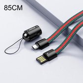 JOYROOM S-0821G1 G1-serie 2.1A Micro USB Creative Lanyard Style Oplaadgegevenskabel, lengte: 85 cm (zwart)