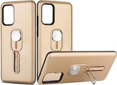 Voor Galaxy S20 + schokbestendig TPU + pc beschermhoes met houder (goud)