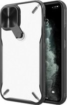 NILLKIN Cyclops PC + TPU beschermhoes met beweegbare standaard voor iPhone 12 Pro Max (zwart)