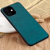 PINWUYO Pin Rui-serie Klassiek leer, pc + TPU + PU-leer Waterdicht en anti-val All-inclusive beschermende schaal voor iPhone 11 (blauw)