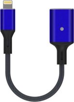 8-pins naar USB OTG-adapterkabel, geschikt voor systemen boven IOS 13 (blauw)