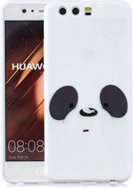 Voor Huawei P20 Lite schokbestendige beschermhoes Volledige dekking siliconen hoes (Feather Panda)