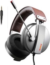 XIBERIA S22 computerspel 7.1-kanaals headset met microfoon, kabellengte: 2m, stijl: 3,5 mm mobiele versie (grijs)