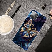 Voor Huawei Nova 8 SE schokbestendig geverfd transparant TPU beschermhoes (Jewel Butterfly)