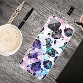 Voor Huawei Nova 8 SE schokbestendig geverfd transparant TPU beschermhoes (Starry Chrysanthemum)