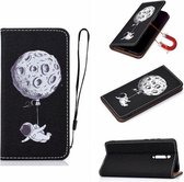 Voor Xiaomi Redmi K20 Pure Kleur Schilderen Horizontale Flip Leren Case met Kaartsleuven & Houder & Lanyard (Spaceman)