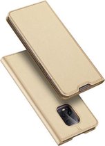 Voor Xiaomi Redmi 10X 5G / 10X Pro 5G DUX DUCIS Skin Pro Series Horizontale flip PU + TPU lederen hoes, met houder en kaartsleuven (goud)