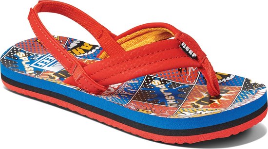 Slippers Reef - Taille 21/22 - Unisexe - rouge / bleu