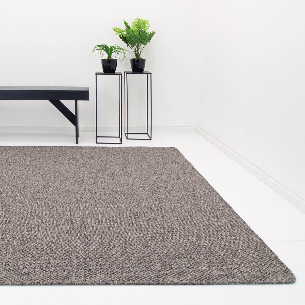 Vloerkleed Casablanca Natura Geweven Grey Beige | 170 x 230 cm