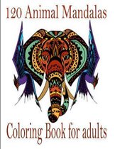 120 Animal Mandalas Coloring Book for adults