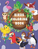 Birds Coloring Book