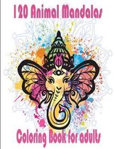 120 Animal Mandalas Coloring Book for adults