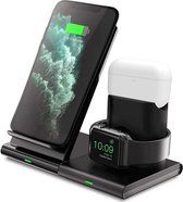 3 in 1 Draadloze Oplader - Fast Wireless Charger Inductief Laadstation