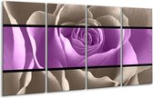 Peinture sur verre rose | Violet, gris | 160x80cm 4 Liège | Tirage photo sur verre |  F004467
