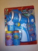 Bellenblazer clown fish blauw met licht en geluid - u koopt een blauwe, batterijen zijn gratis.