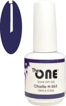 The One Pro - Gellak 15ml - kleur Charlie Blauw H065 - Gel Nagellak