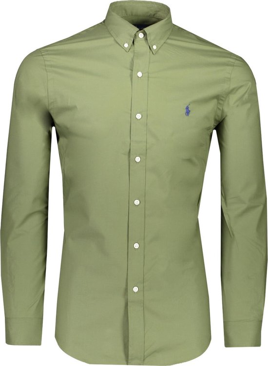 Polo Ralph Lauren Overhemd Groen Getailleerd - Maat XXL - Heren -  Lente/Zomer... | bol.com