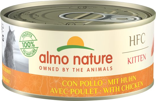 Almo Nature HFC Natvoer voor Kittens - Kip 24 x 150g