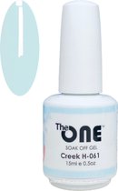 The One Pro - Gellak - 15ml - kleur Creek Blauw H061 - Gel Nagellak